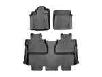 WeatherTech 14+ Toyota Tundra (Crewmax Only) Front and Rear Floorliners - Black