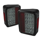 Spyder Jeep Wrangler 07-15 LED Tail Lights Smoke ALT-YD-JWA07-LED-SM