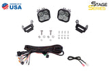 Diode Dynamics 2021 Ford Bronco SS3 LED Ditch Light Kit - Pro White Combo