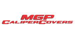 MGP 4 Caliper Covers Engraved Front & Rear MGP Black Finish Silver Characters 21 Ford Bronco Sport