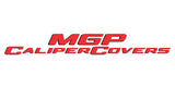 MGP 4 Caliper Covers Engraved Front & Rear MGP Red Finish Silver Characters 21 Ford Bronco Sport