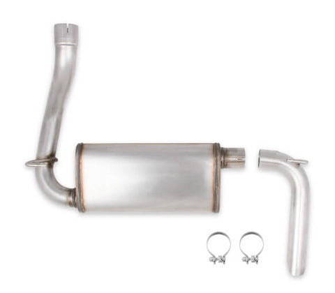 Hooker BlackHeart Axle-Back Exhaust System BH5410 2018-2021 Jeep Wrangler JL 3.6L, 2.0L 2.5 inch Axle-Back Exhaust Kit (2/4 Door, High Clearance)