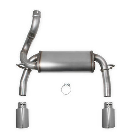 Hooker BlackHeart Axle-Back Exhaust System BH5413 2018-2021 Jeep Wrangler (JL) Stainless Steel Axle Back Exhaust W/Muffler W/Dual Tips