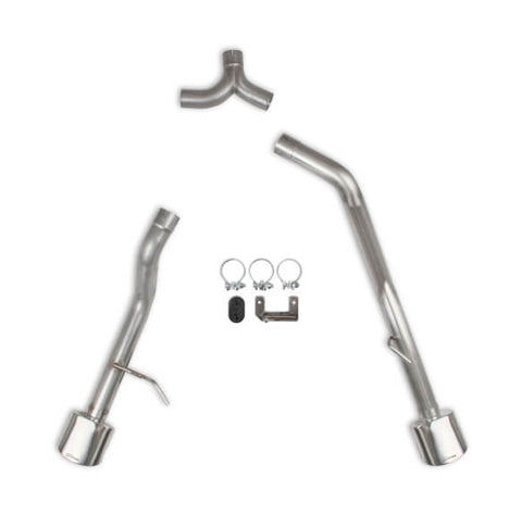 Hooker BH5416 BlackHeart Axle-Back Exhaust System for 2020 Jeep Gladiator (JT) 3.6L V6