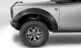 Bushwacker 2021+ Ford Bronco 4-Door Extend-A-Flares 4pc - Black