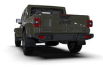 Rally Armor 19-23 Jeep JT Gladiator Mojave/Rubicon Black Mud Flap w/ Army Green Logo