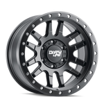 Dirty Life 9309 Canyon Pro 17x9/6x139.7 BP/0mm Offset/106mm Hub Matte Black Wheel - Beadlock