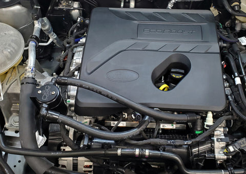 J&L 2021 Ford Bronco 1.5L EcoBoost Passenger Side Oil Separator 3.0 - Black Anodized