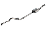 Borla 21-22 Ford Bronco 2.3L 2DR/4DR T-304 Stainless Steel Cat-Back Touring Exhaust - Brushed