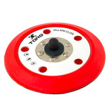 Chemical Guys TORQ R5 Dual-Action Red Backing Plate w/Hyper Flex Technology - 3in - Case of 12