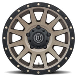 ICON Compression 17x8.5 5x150 25mm Offset 5.75in BS 110.1mm Bore Bronze Wheel