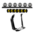 KC Hilites 50 in KC Xross Bar - Overhead - SlimLite LED - 6-Light System - 300W Spot Beam - for 97-06 Jeep TJ
