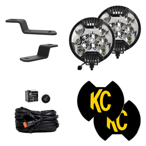 KC HiLiTES 97161 SlimLite LED - 2-Light System - Ditch Light Kit - for 21  Ford Bronco